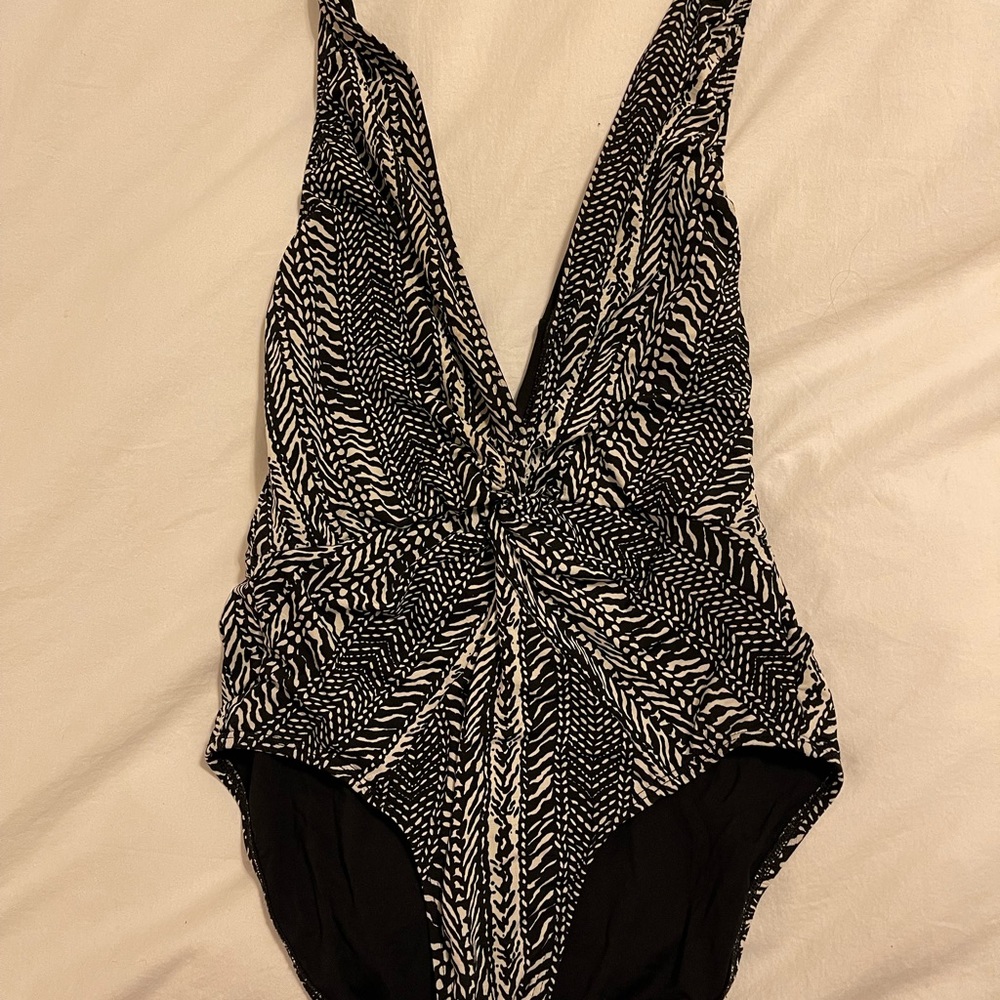 Robin Piccone Deep v neck swimsuit
